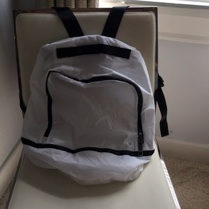 Lulu lemon white backpack!